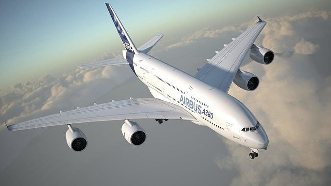 Airbus a320neo with interior 3D model