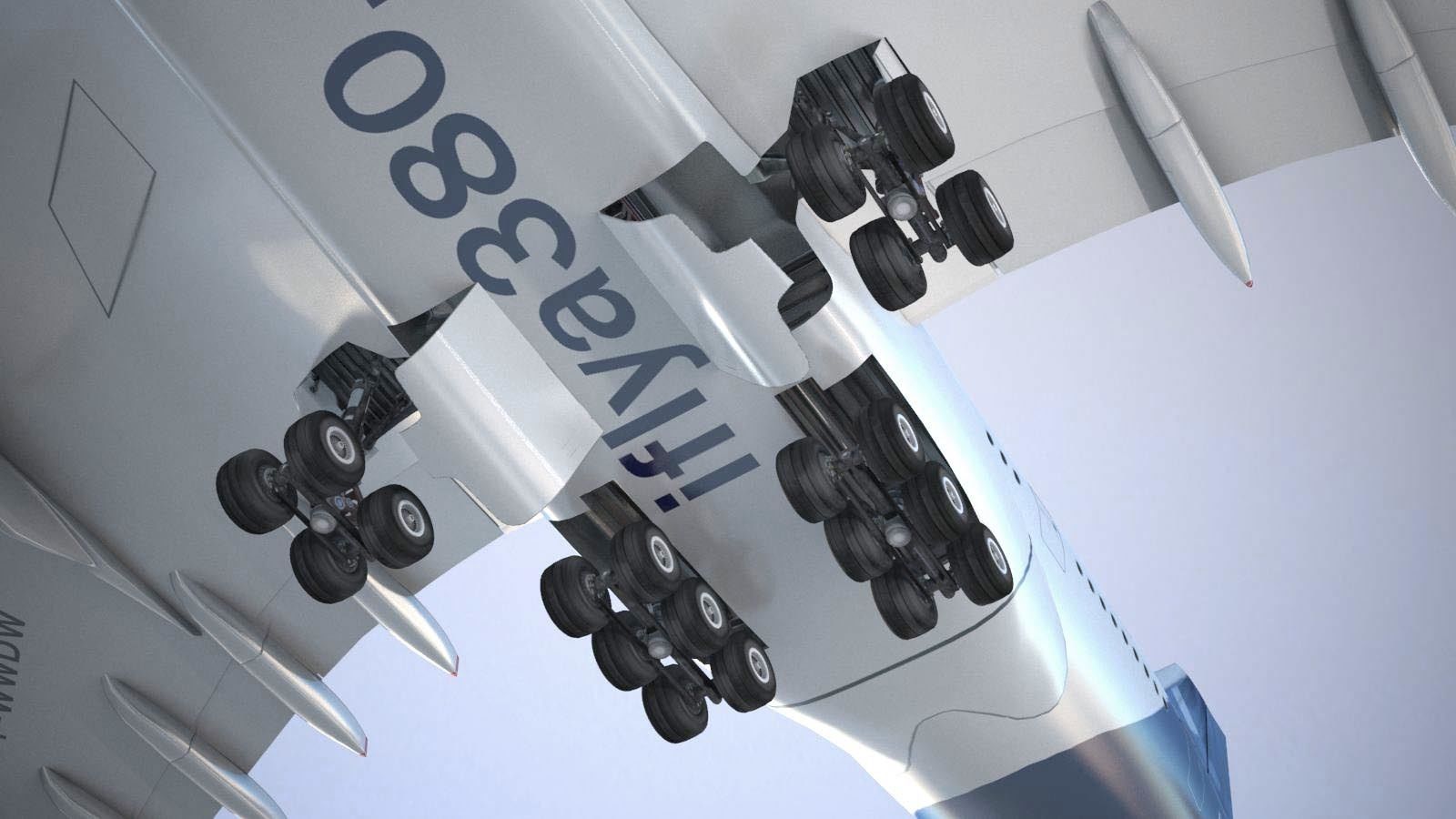 Airbus a320neo with interior 3D model_19