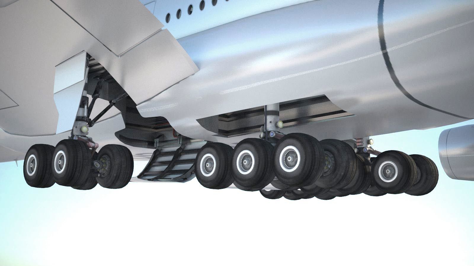 Airbus a320neo with interior 3D model_18