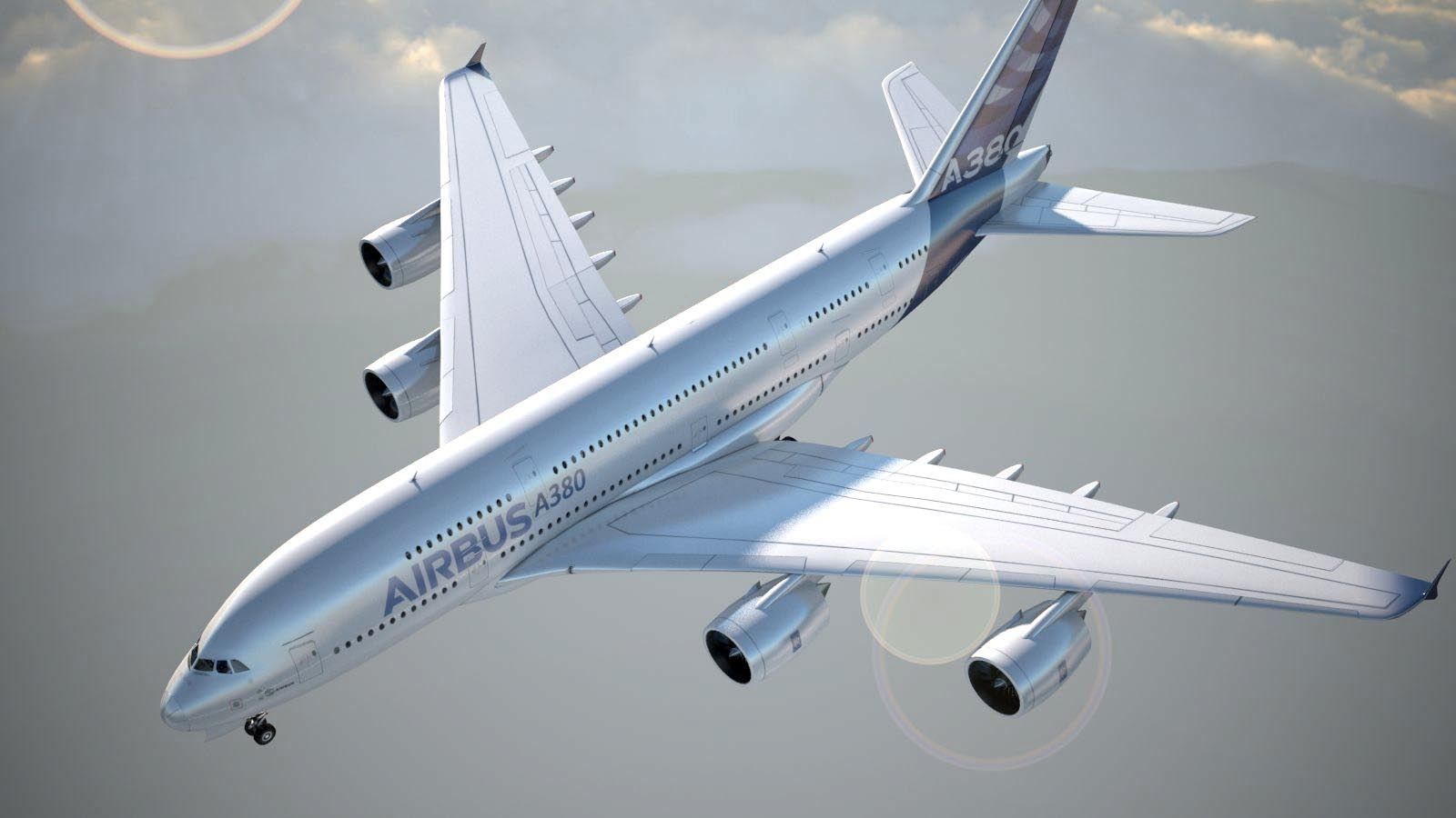 Airbus a320neo with interior 3D model_7