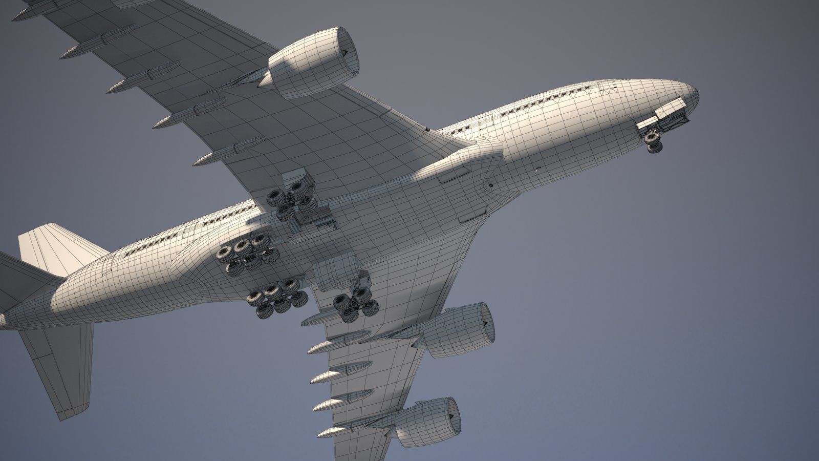 Airbus a320neo with interior 3D model_26