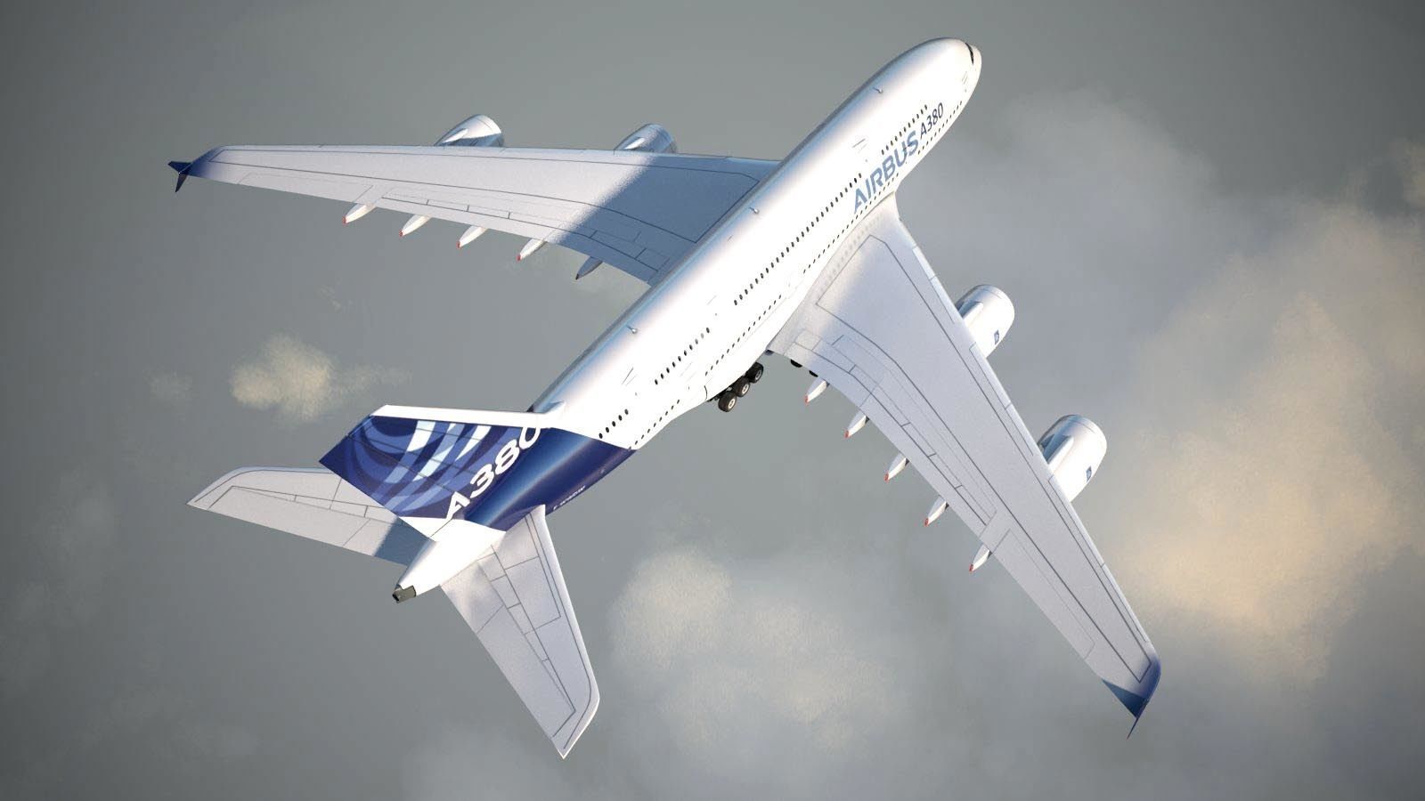 Airbus a320neo with interior 3D model_3