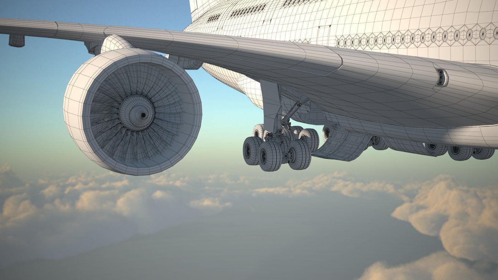 Airbus a320neo with interior 3D model_28