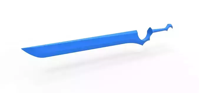 Sword of Julie Sigtuna from anime series Absolute Duo 3D print model
