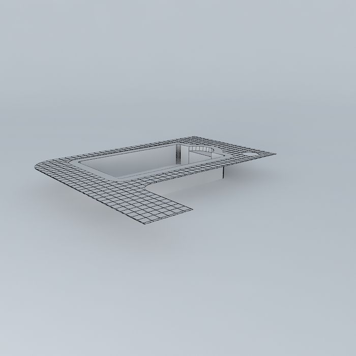 Pool Tile Free 3D model_4