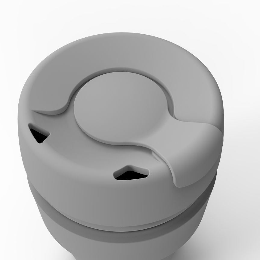 KeepCup Cork 340ml Reusable Coffee Cup 3D model_6