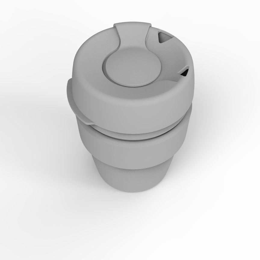 KeepCup Cork 340ml Reusable Coffee Cup 3D model_5