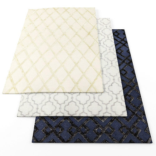 Asiatic Dixon rugs Low-poly 3D model