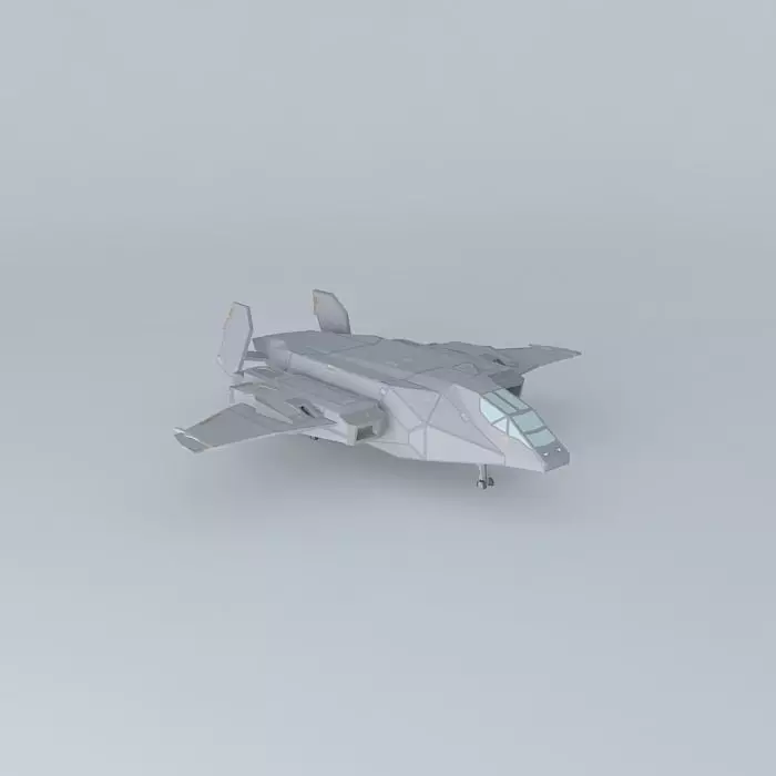Vulture Assault Fighter Free 3D model_0