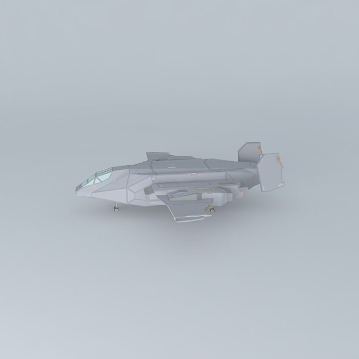 Vulture Assault Fighter Free 3D model_2