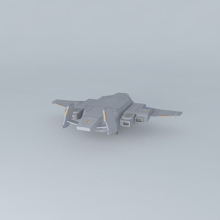 Vulture Assault Fighter Free 3D model_1