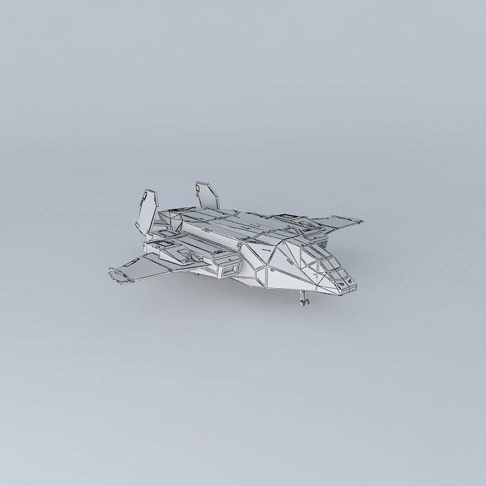 Vulture Assault Fighter Free 3D model_3