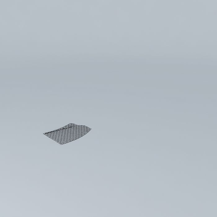 Paved driveway Free 3D model_3