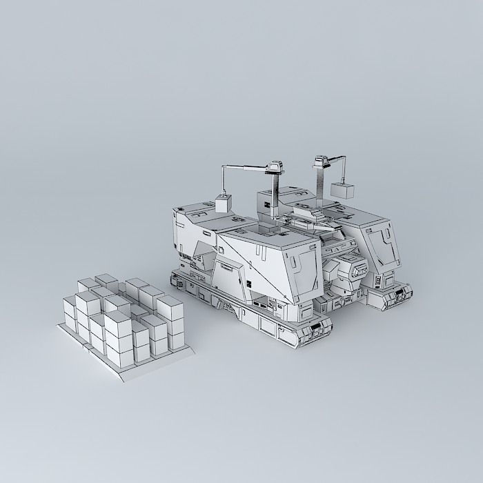M.E.V. Vehicle Free 3D model_3
