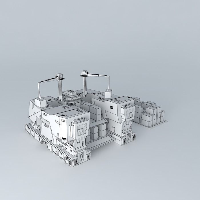 M.E.V. Vehicle Free 3D model_4