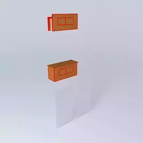 Portable Desk Free 3D model