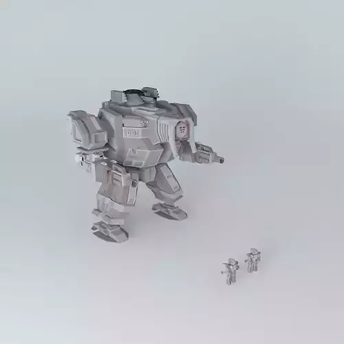 Goliath Heavy Assault Mech Free 3D model