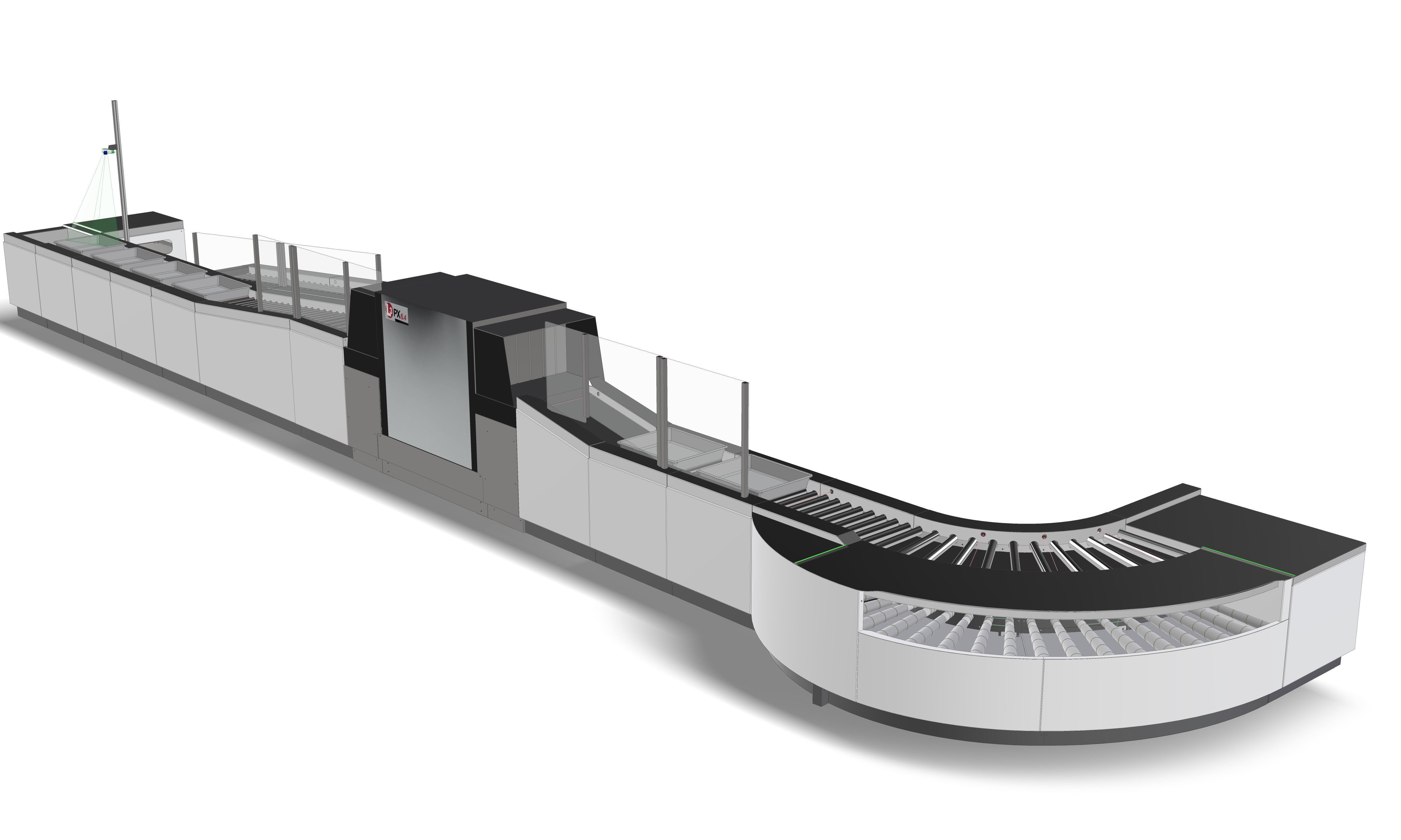 3D AUTOMATIC TRAY RETURN SYSTEM BHS CGTrader