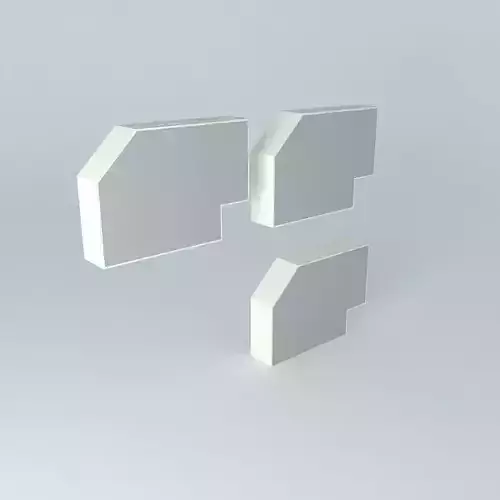 Parquet pair of cubes