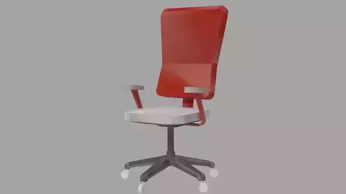 Office Chair - Low Poly 3D model