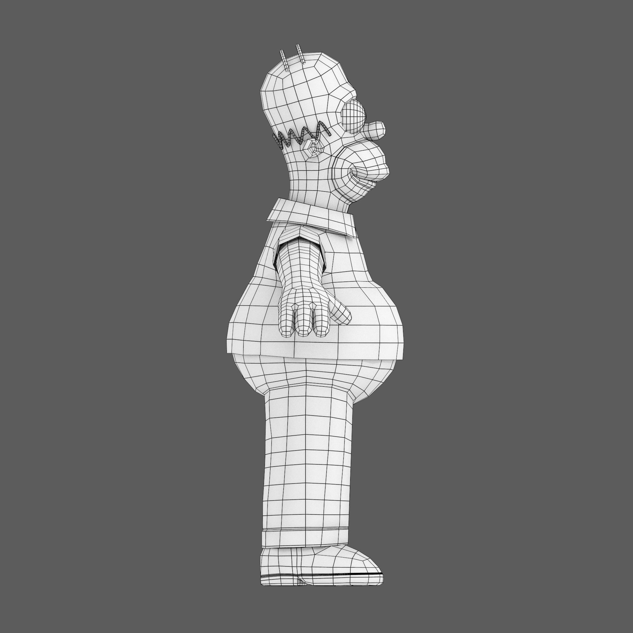 Homer Simpson 3D Model 3D model_10