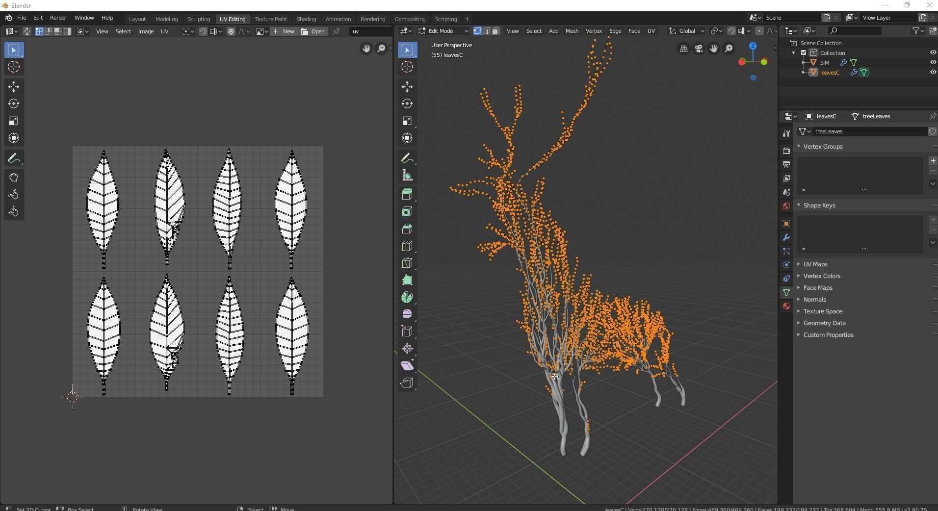 Growing Tree in a shape of a deer 3D model_10