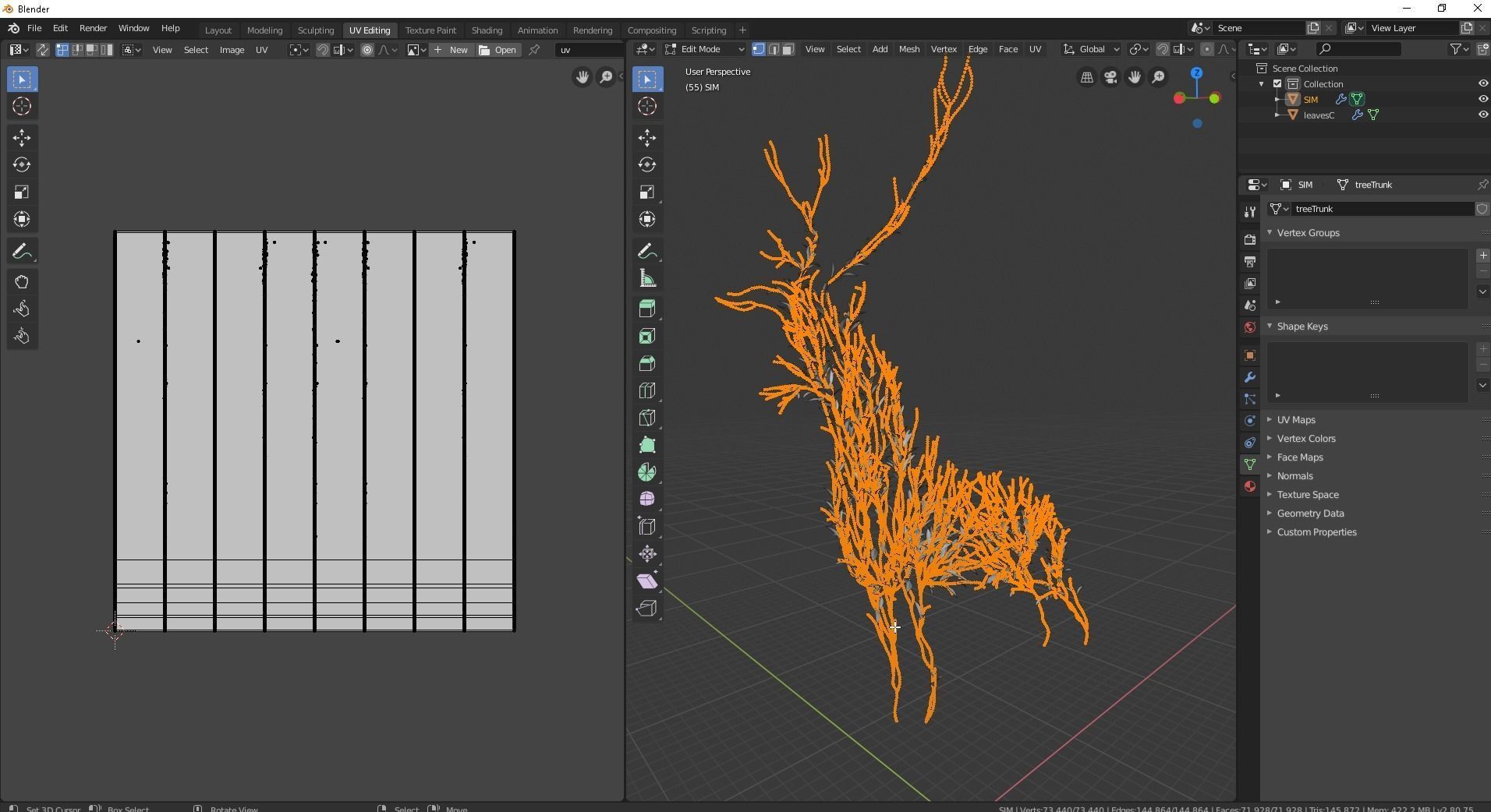 Growing Tree in a shape of a deer 3D model_11