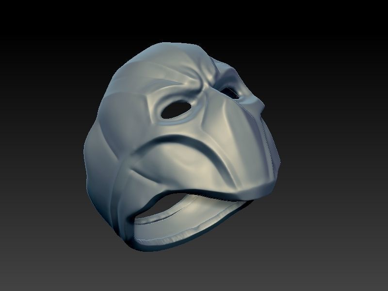 helmet ring Silver Gold  Print 3D print model_7