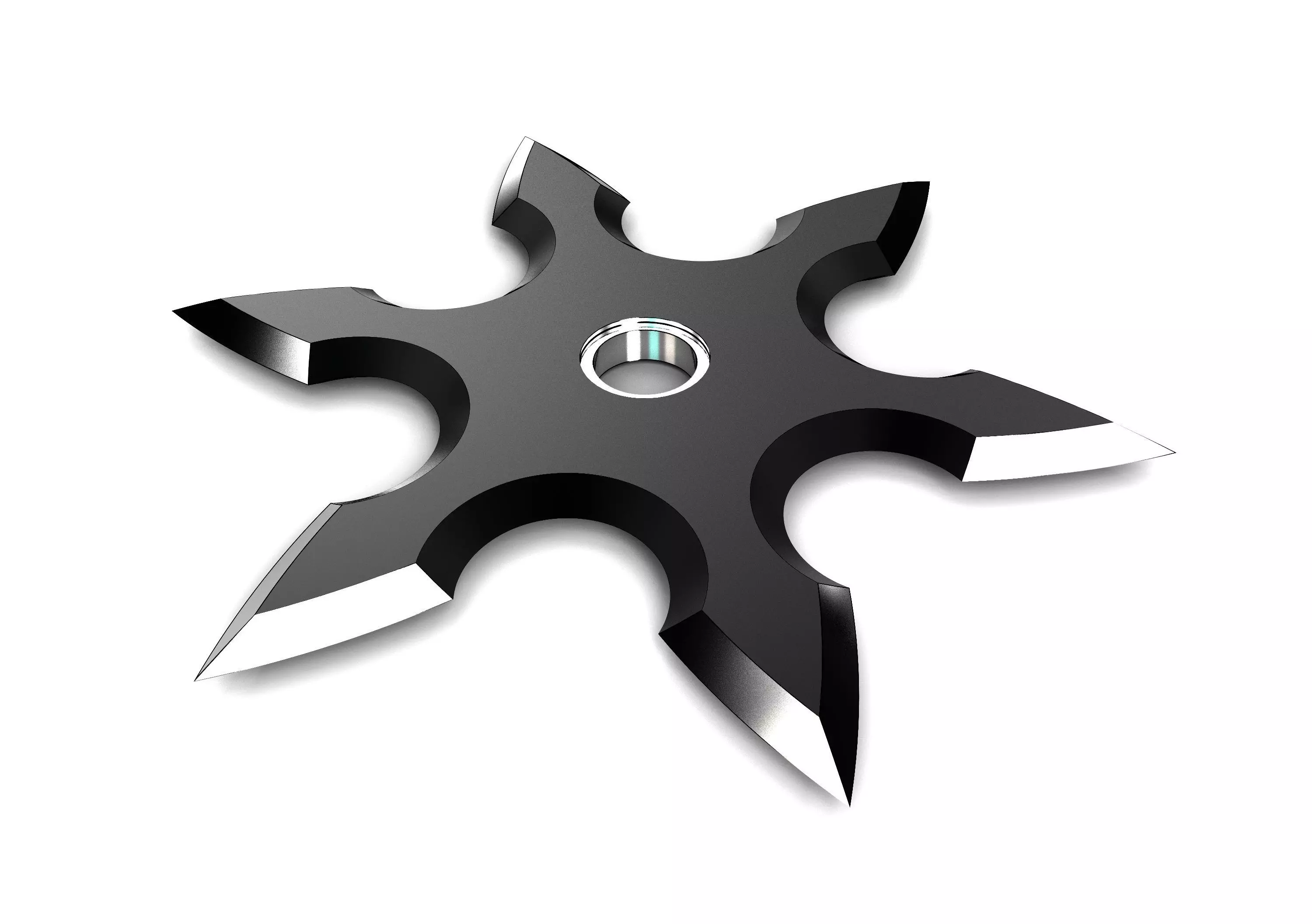 Ninja Shuriken 3D model_0