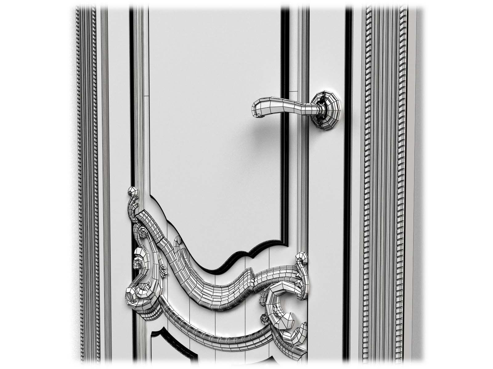 Door0007 door with ornate carvings 3D model_11