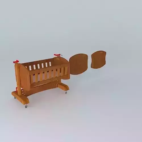 Baby Cradle Free 3D model