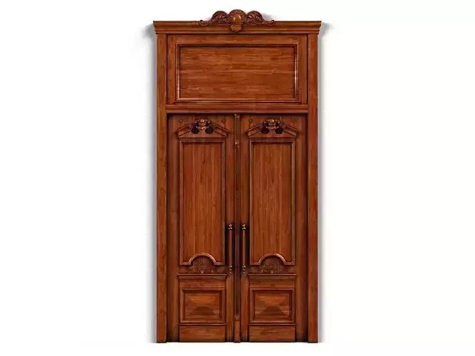 Door0011 ornate wooden door
