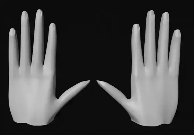 Simple pair of female hands