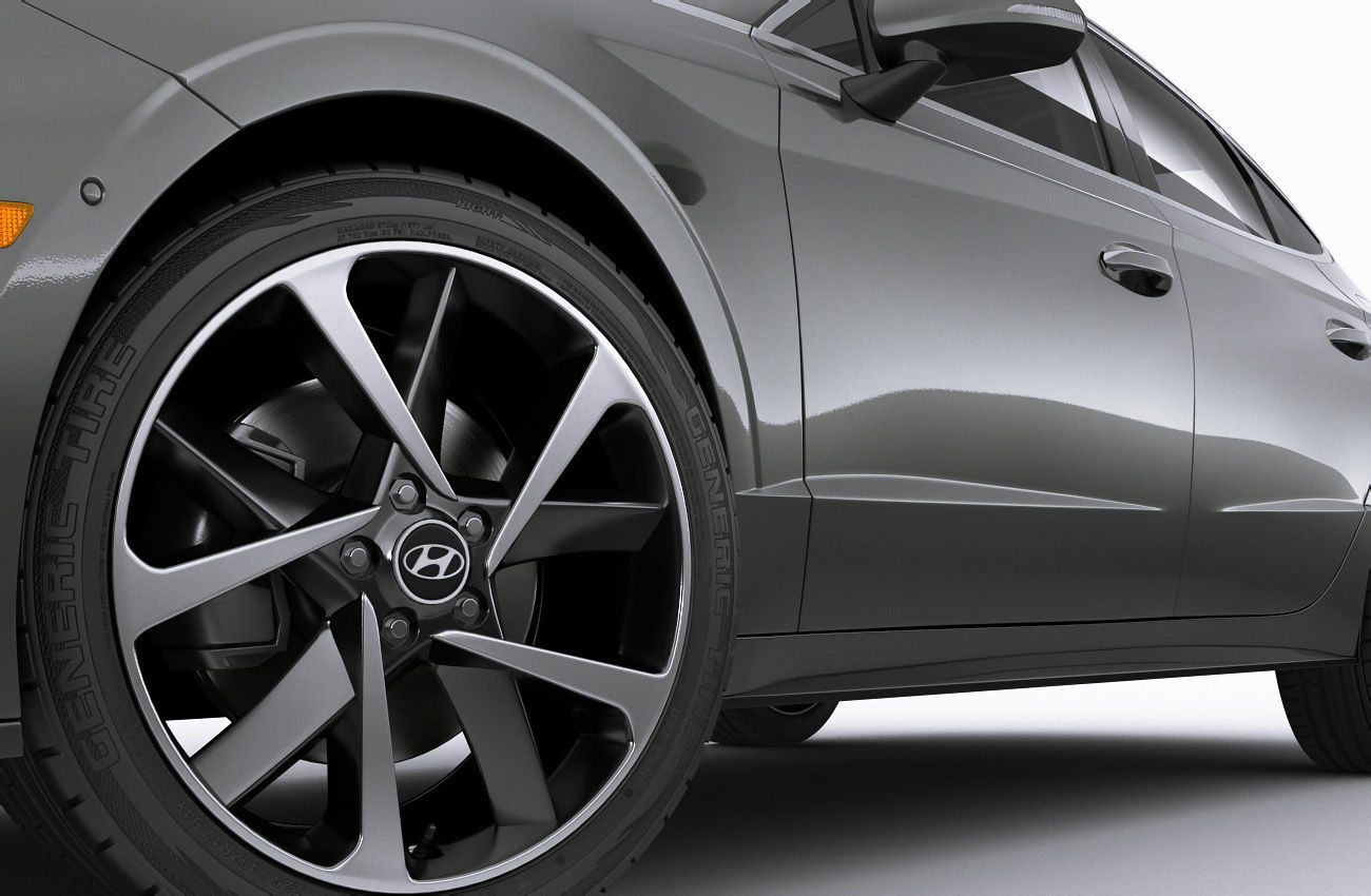 Hyundai Sonata US 2020 3D model_9