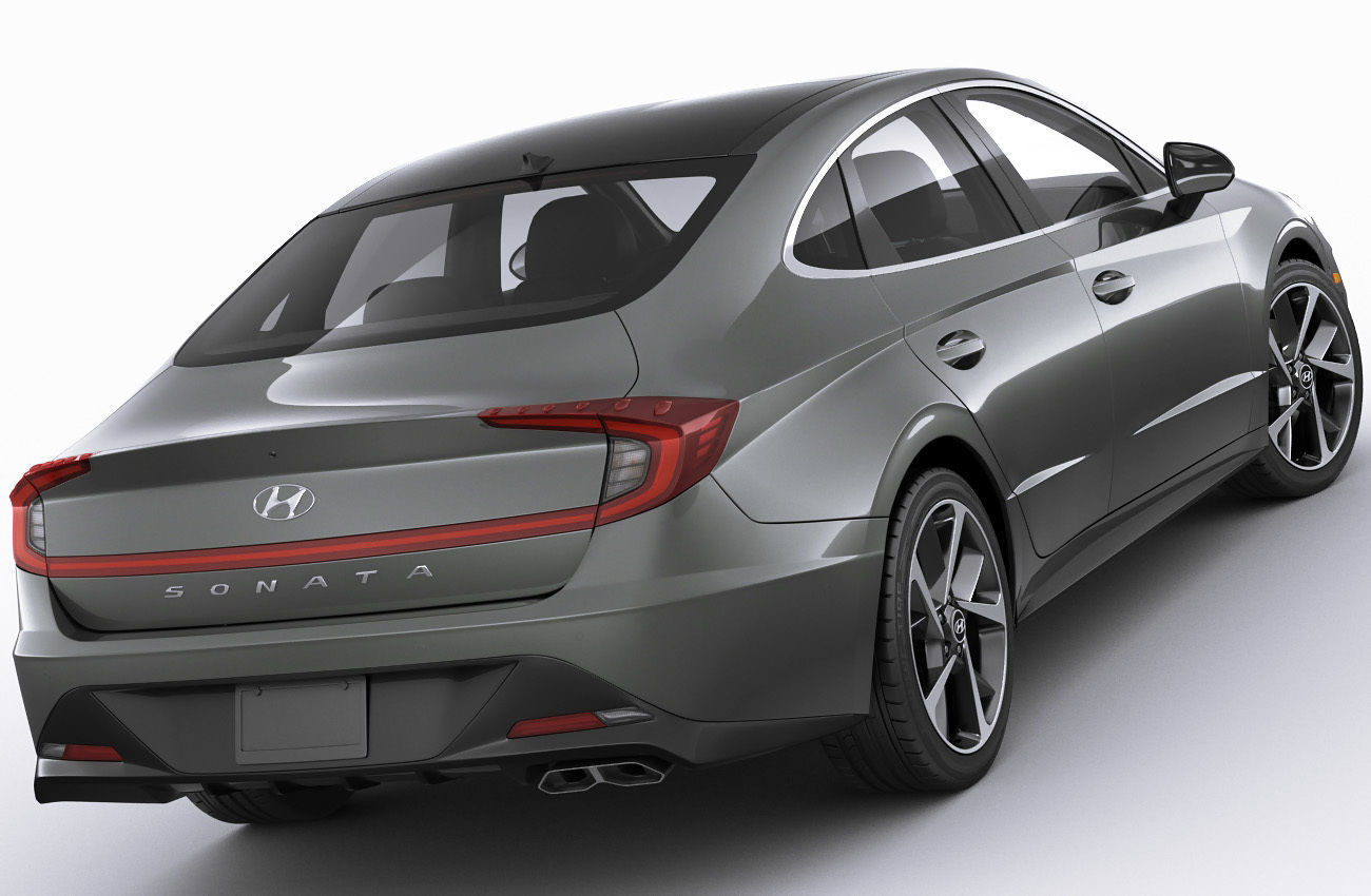 Hyundai Sonata US 2020 3D model_1