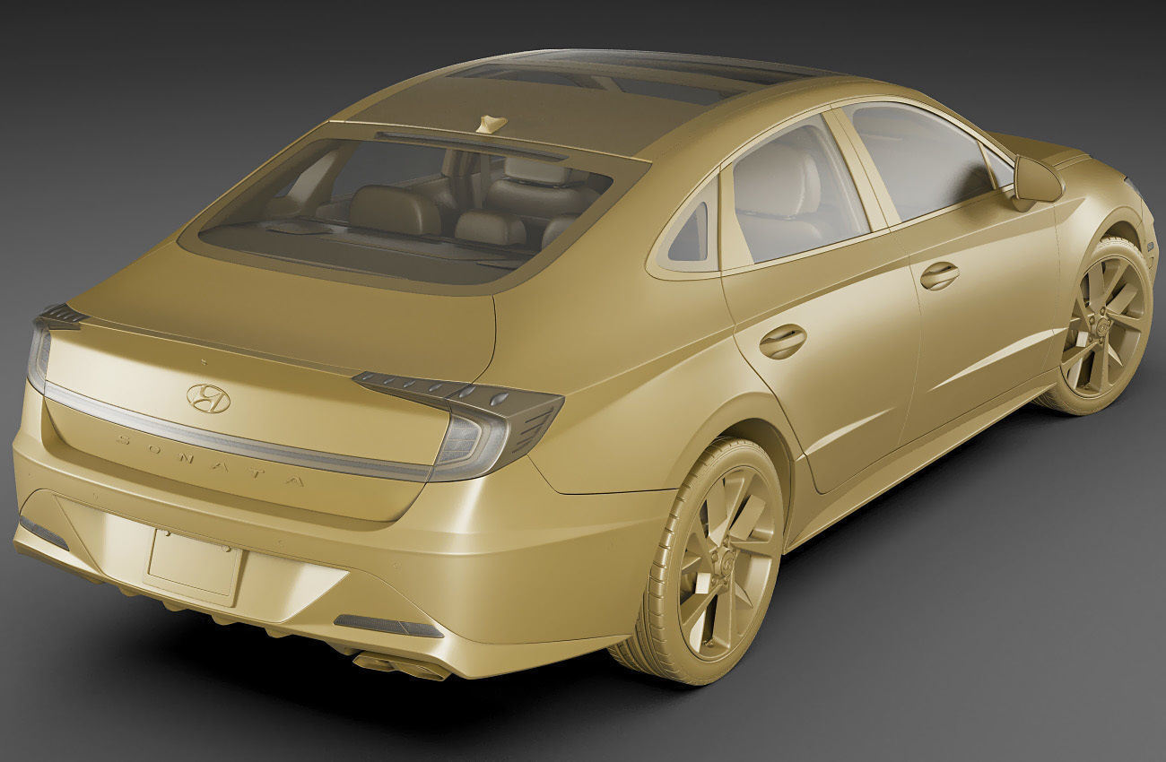 Hyundai Sonata US 2020 3D model_17