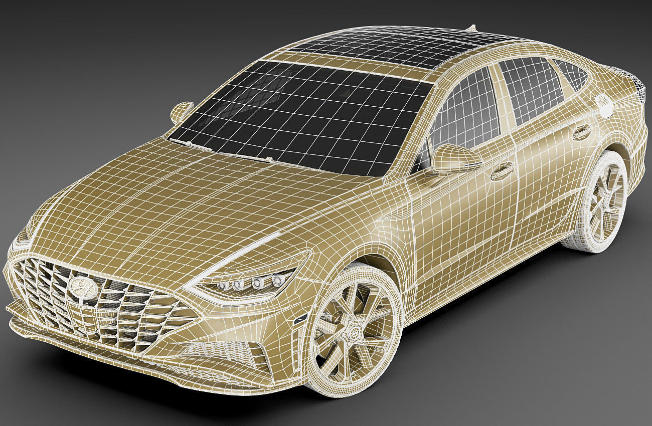 Hyundai Sonata US 2020 3D model_20