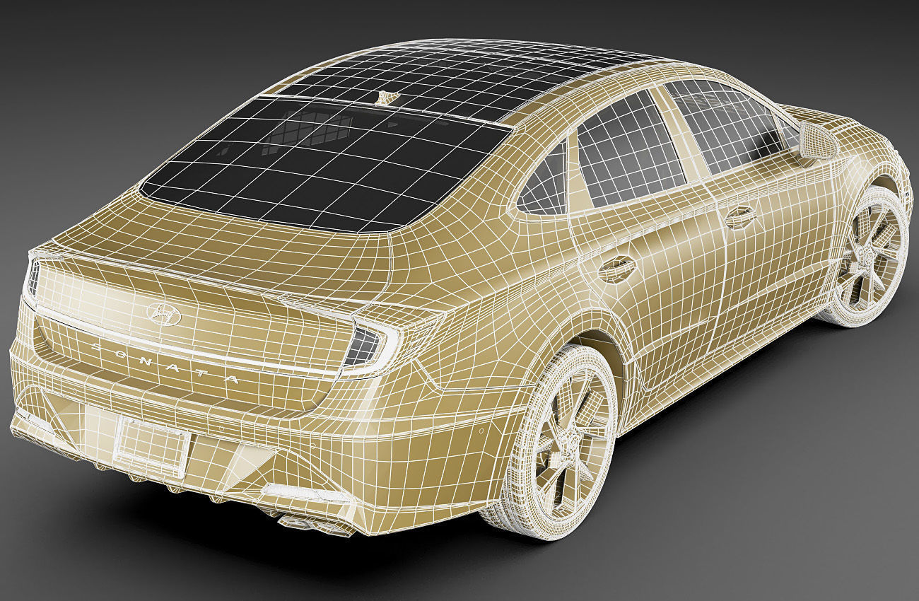 Hyundai Sonata US 2020 3D model_21