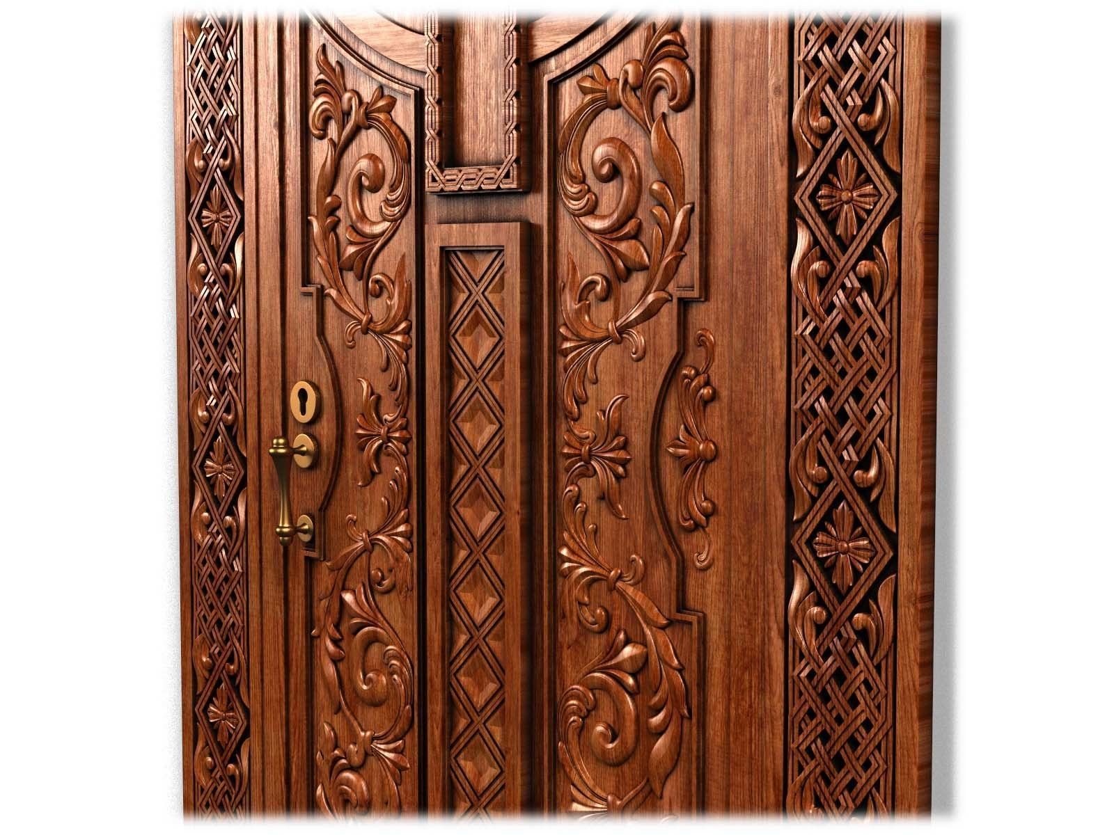 Door0020 christian cross door 3D model_9