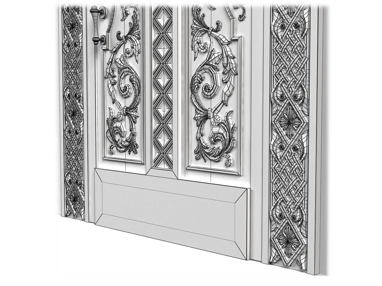 Door0020 christian cross door 3D model_14