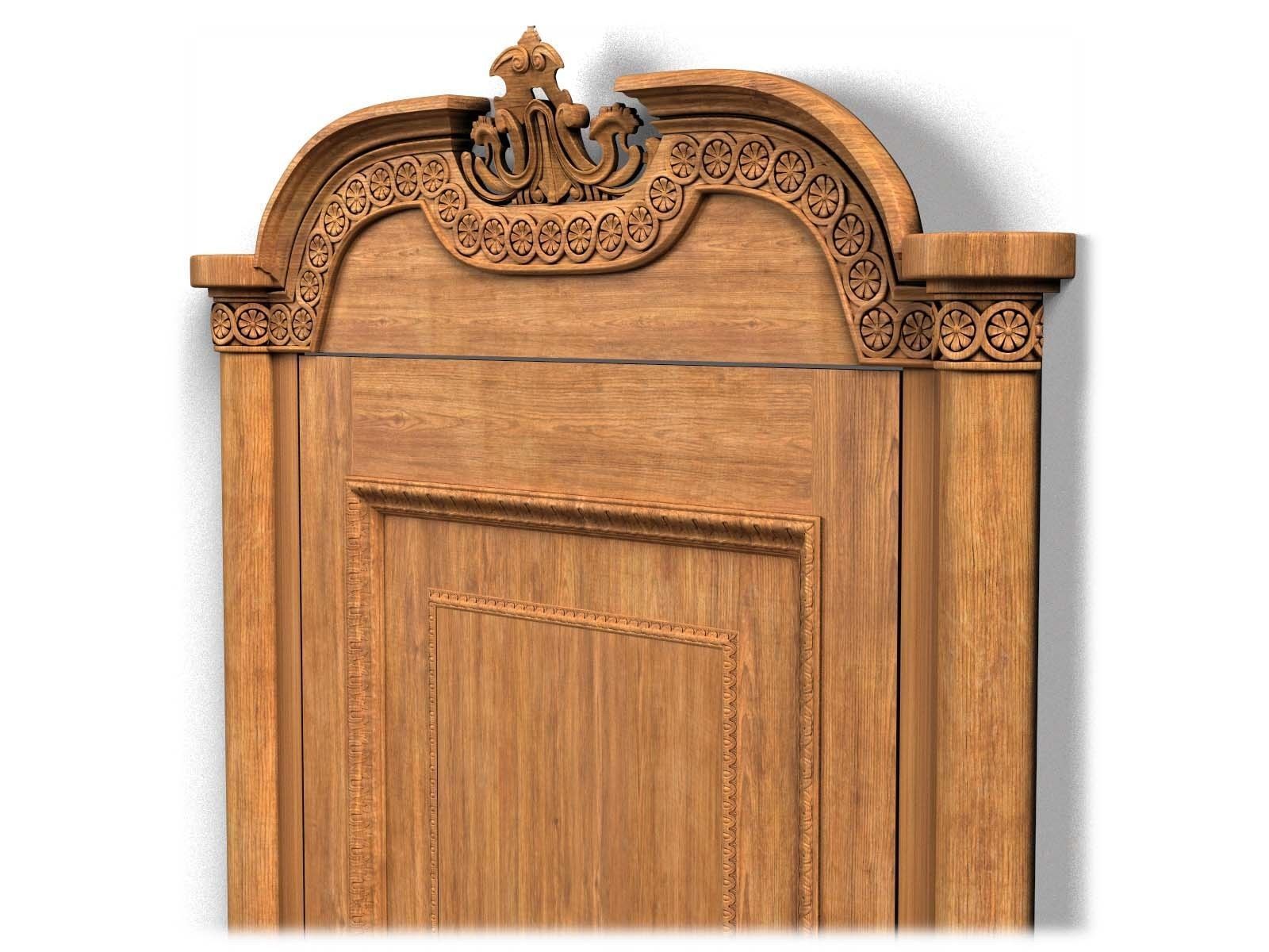 Door0022 door with ornate details 3D model_7