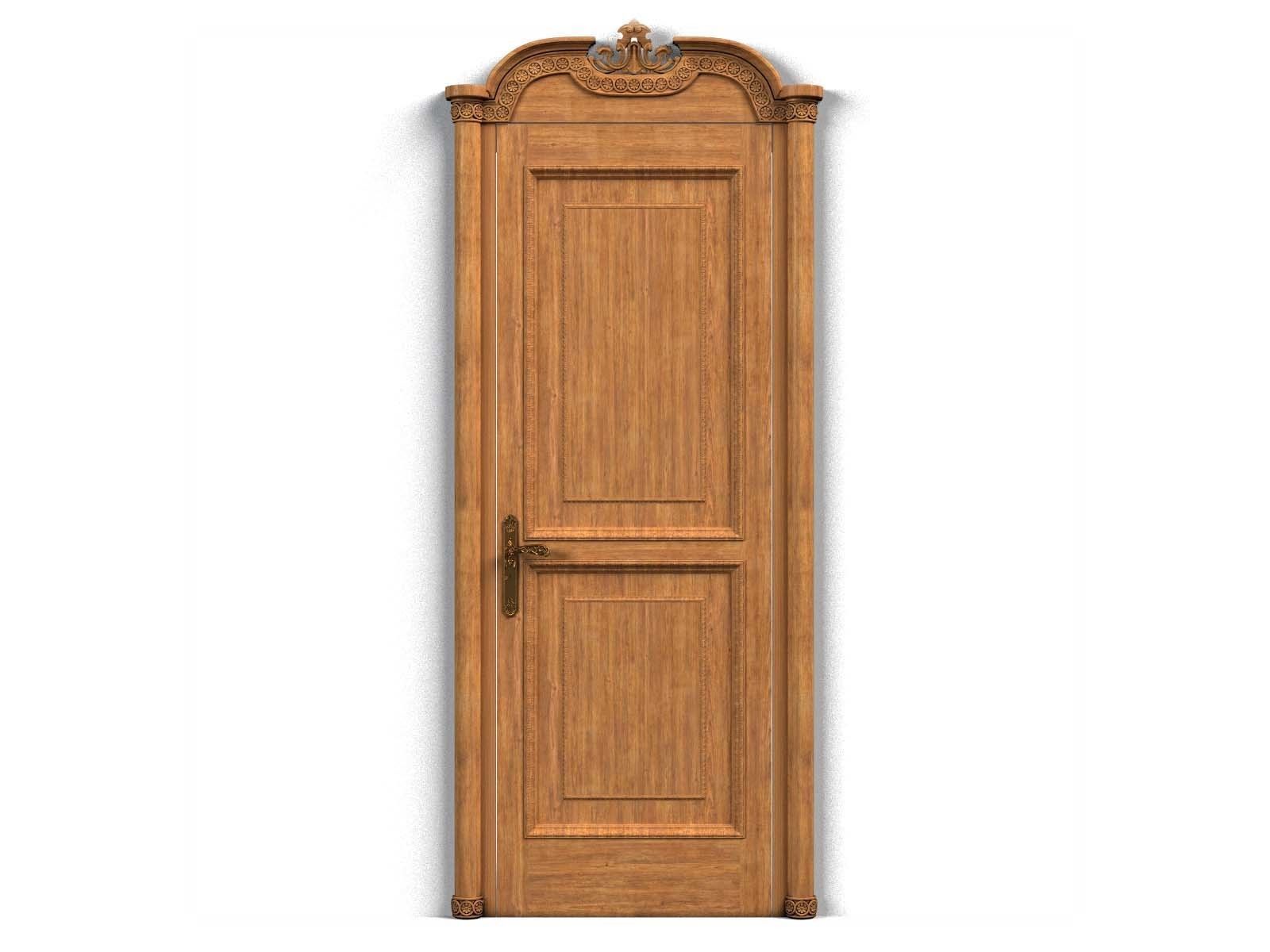 Door0022 door with ornate details 3D model_2