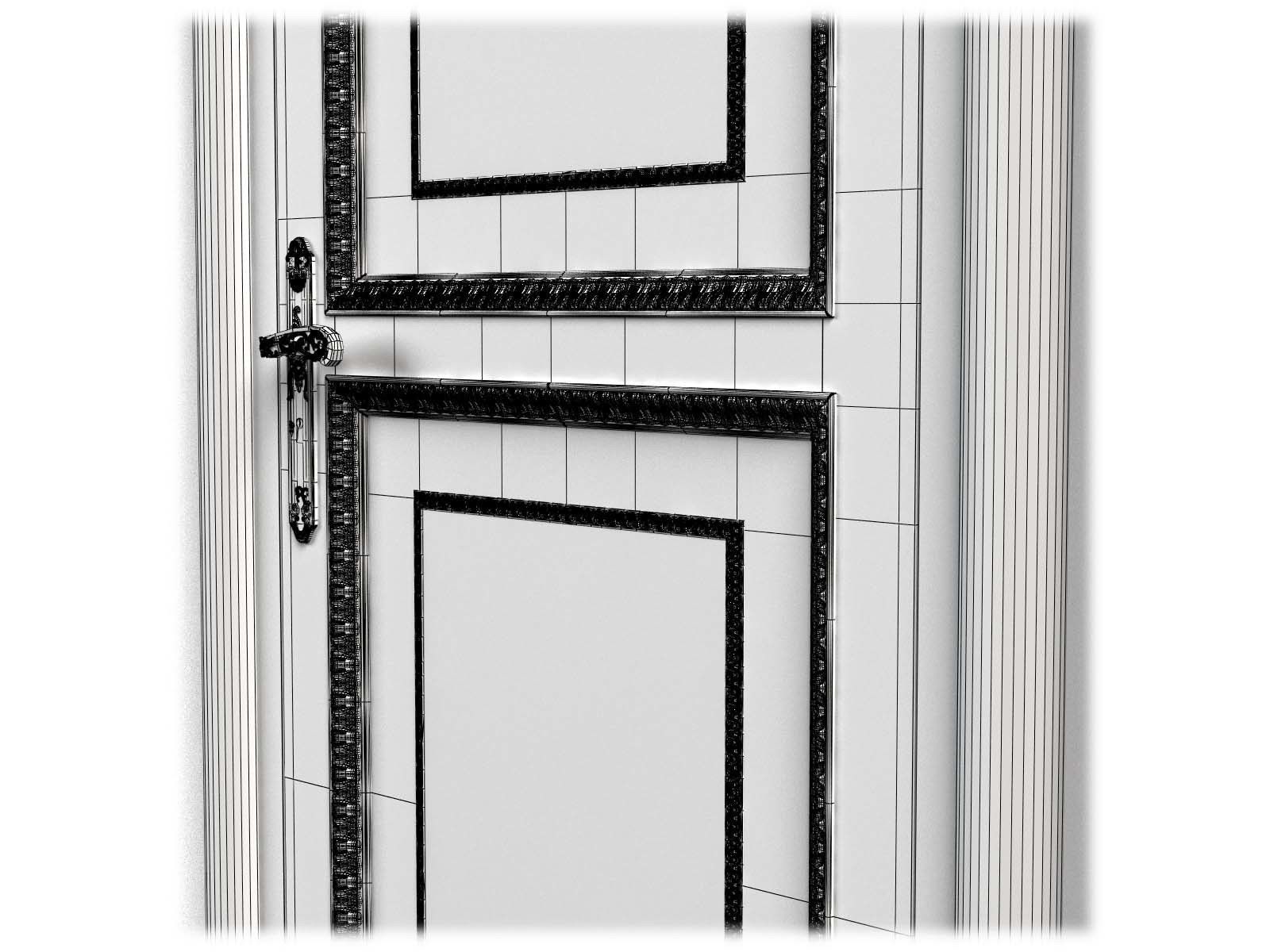 Door0022 door with ornate details 3D model_11