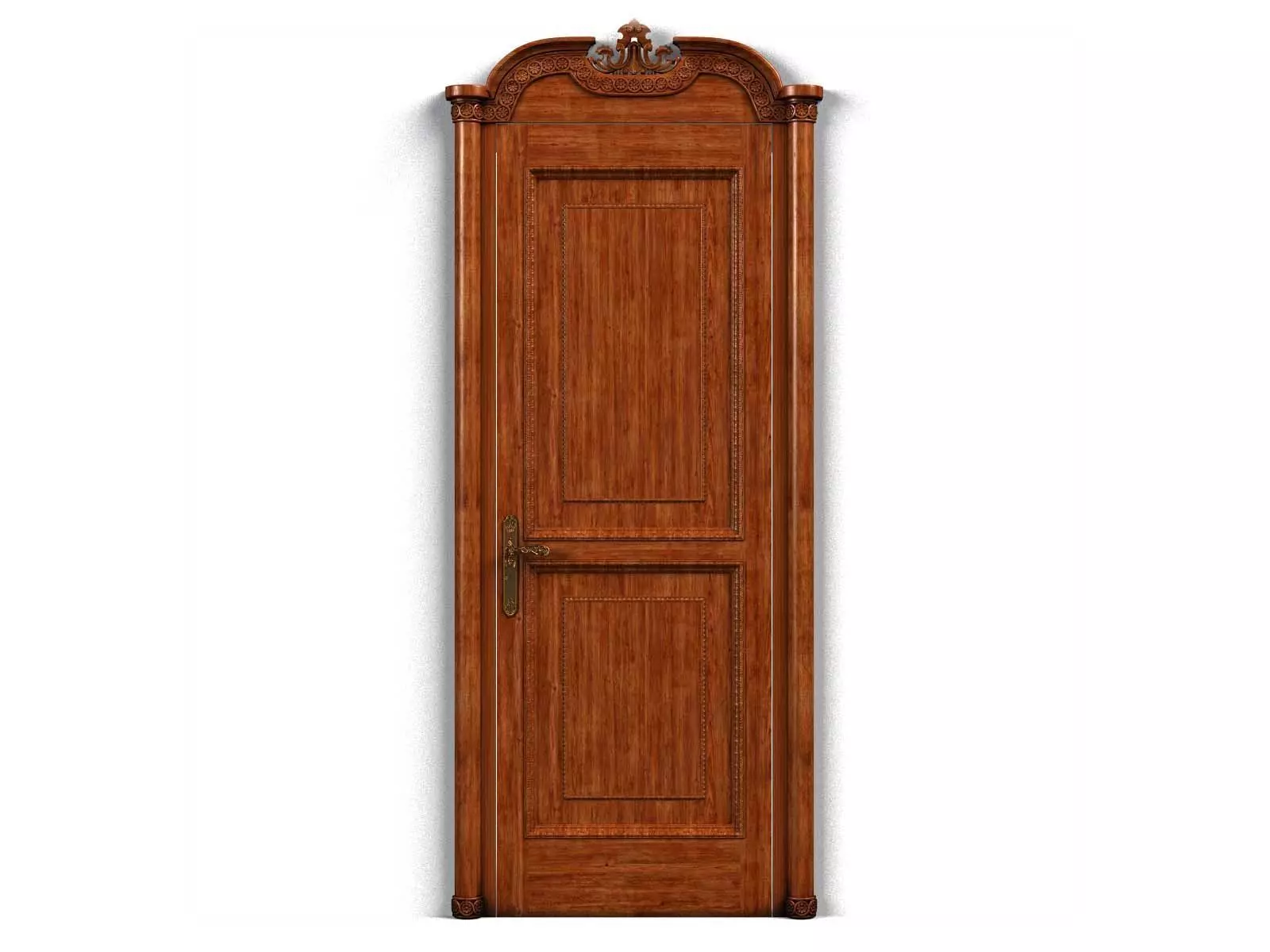Door0022 door with ornate details 3D model_0