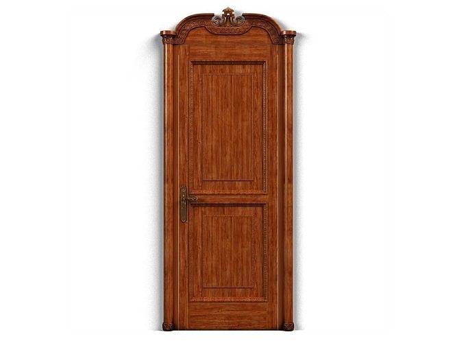 Door0022 door with ornate details 3D model