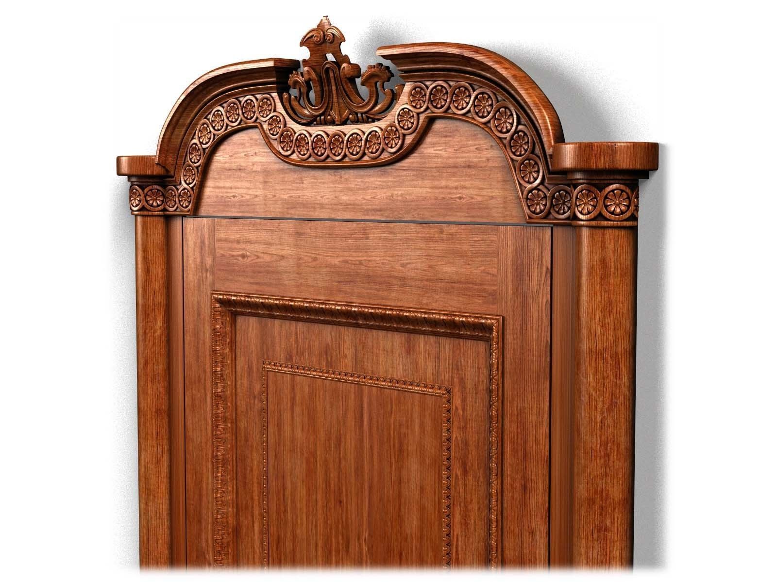 Door0022 door with ornate details 3D model_6