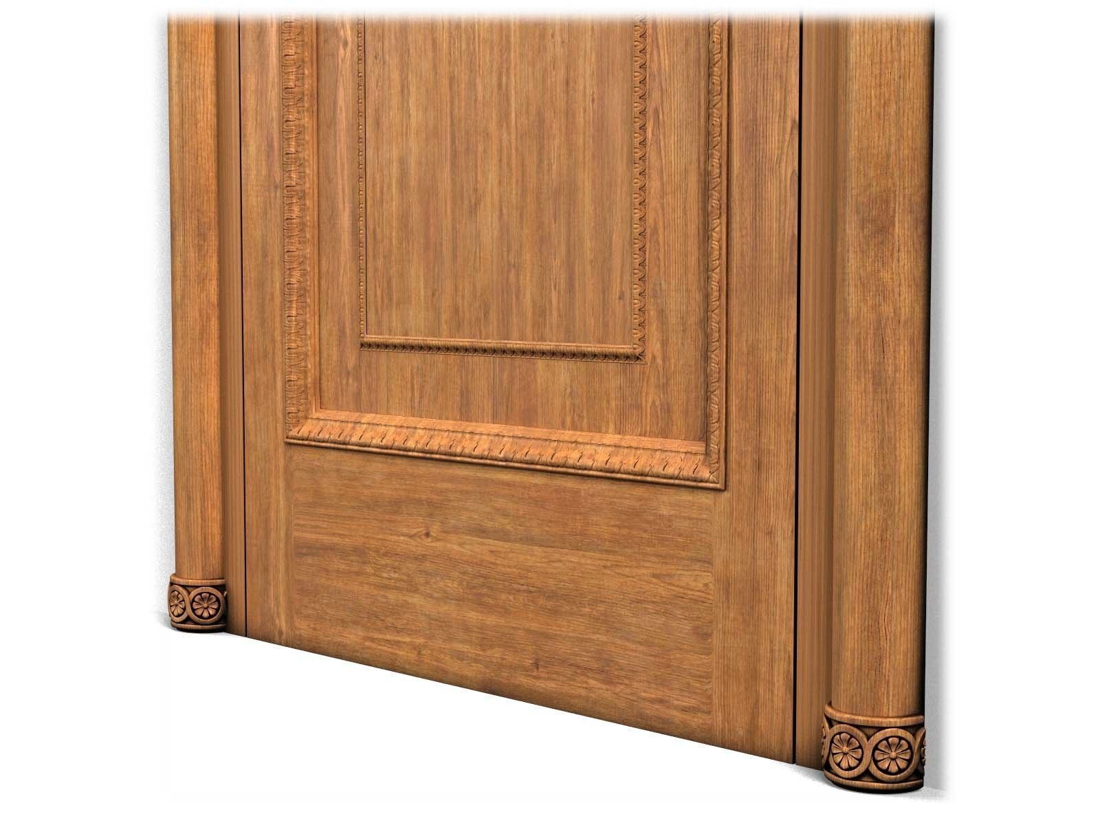 Door0022 door with ornate details 3D model_13