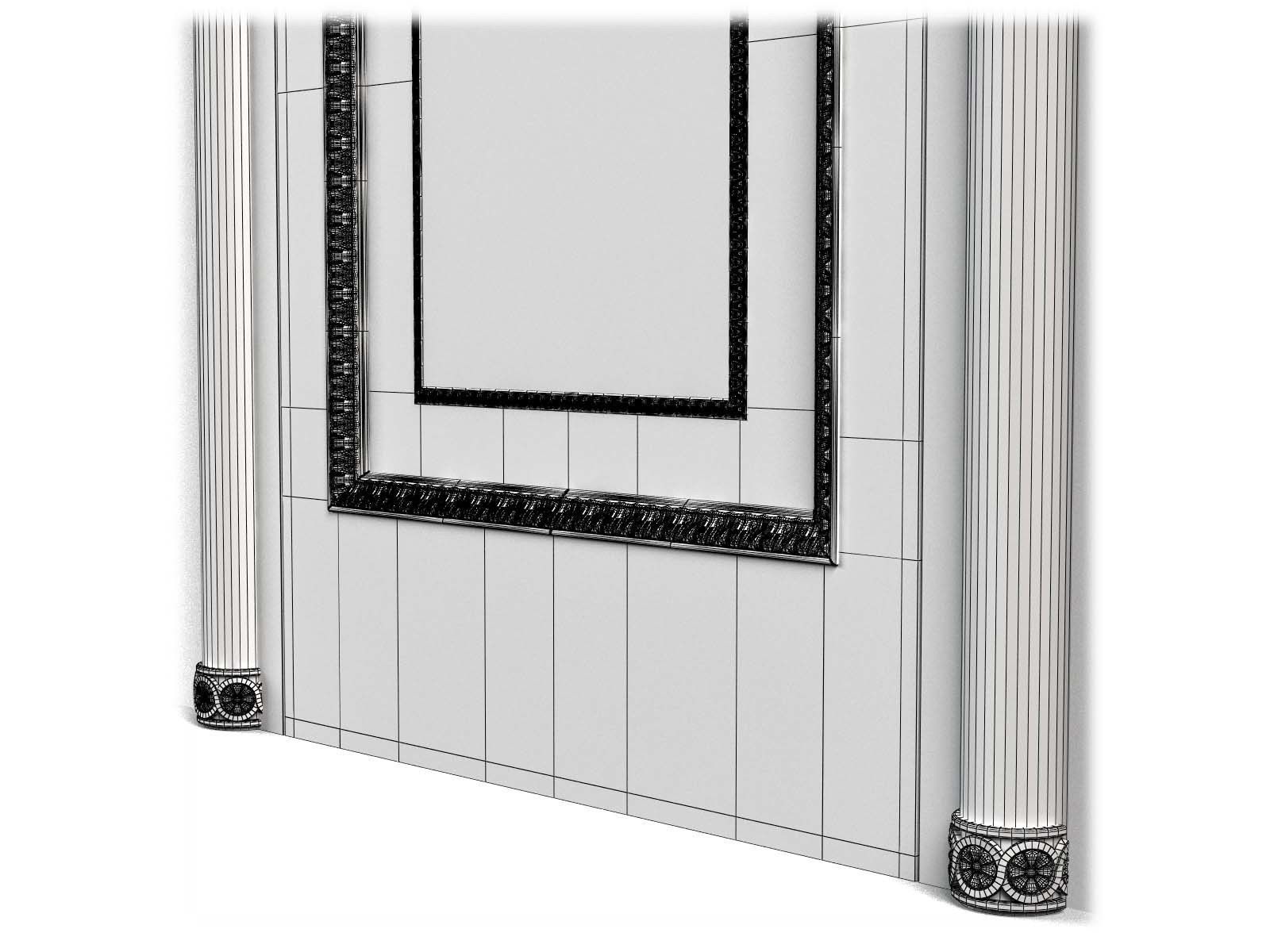 Door0022 door with ornate details 3D model_14