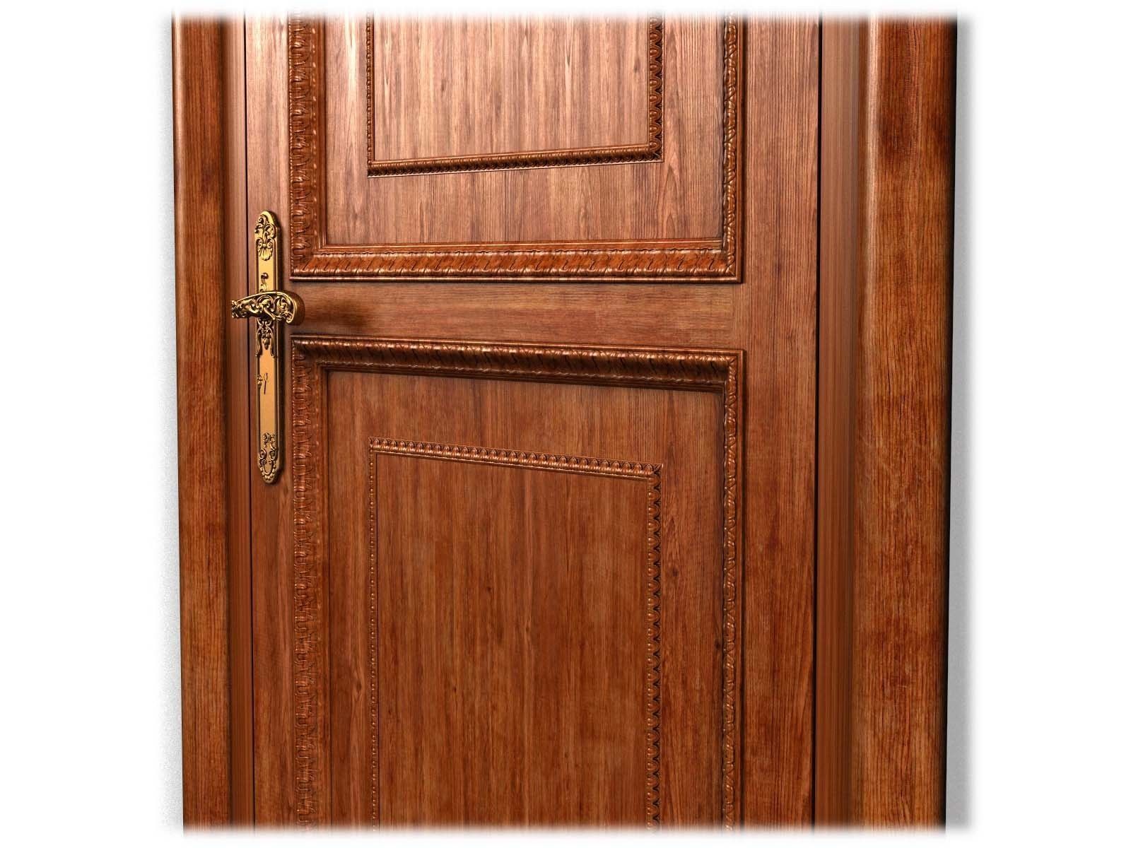 Door0022 door with ornate details 3D model_9