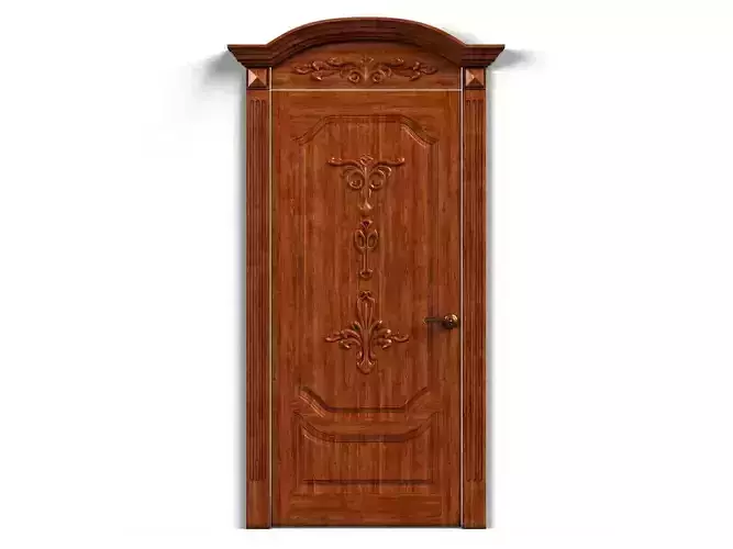 Door0028 ornate wooden door